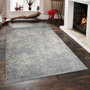 Conceptum Notta 1108 Alfombra de Pasillo Gris y Crema 80 x 150 cm